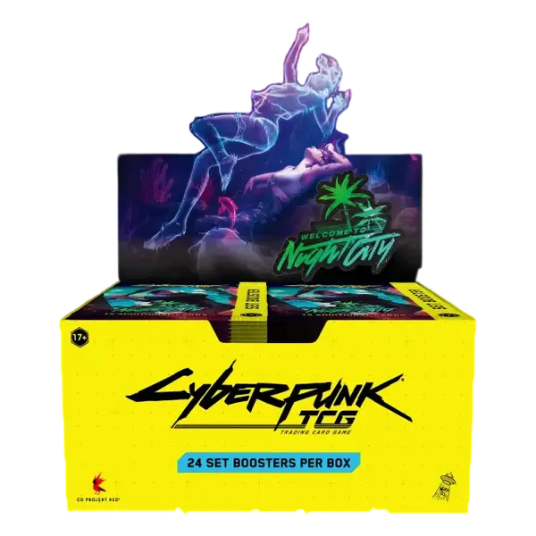 Cyberpunk TCG Welcome To Night City Booster Display (24 Packs) &ndash; Englisch