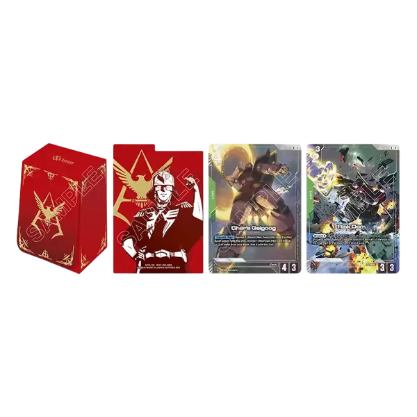 Gundam Card Game Official Card Case Set 02 &ndash; Englisch