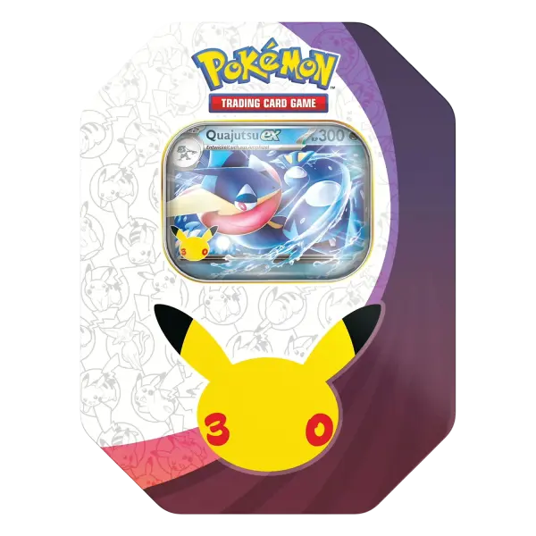 Pok&eacute;mon 30 Jahre (30C) Tin-Box &ndash; Quajutsu-ex (Nacht) &ndash; Deutsch