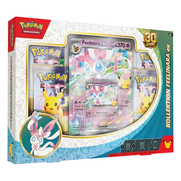 Pok&eacute;mon 30 Jahre (30C) EX-Kollektion &ndash; Feelinara-ex &ndash; Deutsch