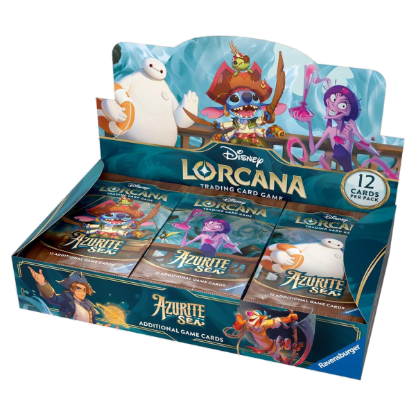 Disney Lorcana Azurblaues Meer Booster Display 24 Packs DE (Set 6)
