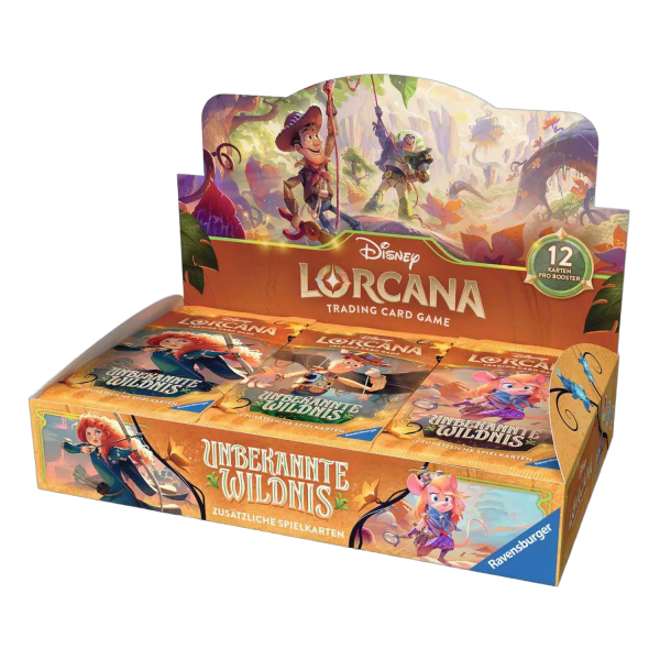 Disney Lorcana TCG: Unbekannte Wildnis - Booster Display (24 Packs) - Deutsch