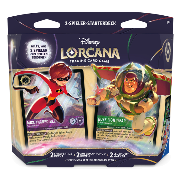 Disney Lorcana TCG: Unbekannte Wildnis - Zwei-Spieler-Starterdeck - Deutsch