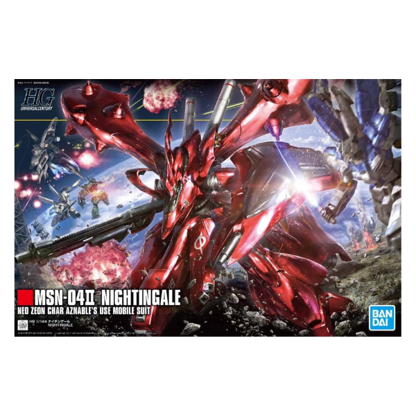 Bandai HGUC 1/144 Nightingale MSN-04II &ndash; Mobile Suit Gundam: Chars Counterattack Model-Kit