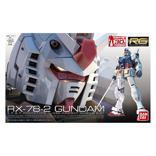 Bandai RG RX-78-2 Gundam Ver.2.0 (1/144) &ndash; Mobile Suit Gundam Real Grade Model-Kit