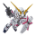 Bandai SD Gundam EX-Standard 005 RX-0 Unicorn Gundam (Destroy Mode)