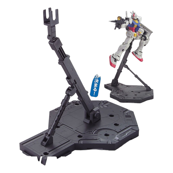 Bandai Action Base 4 Black &ndash; Display-St&auml;nder f&uuml;r Gunpla 1/144 & 1/100