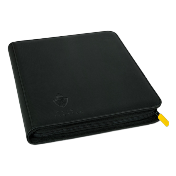 TCG Guru 12-Pocket Zipper Binder Xenon Black
