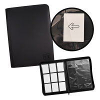 TCG Guru 9-Pocket Zipper Binder Xenon Black &ndash;...