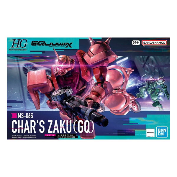 Gunpla HG 1/144: Zaku Char GQ &ndash; Model-Kit &ndash; Sealed / Neu