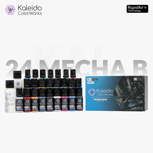 Kaleido Colorworks 24 Mecha Colors Set B &ndash; Airbrush-Farbset