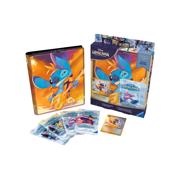 Disney Lorcana: Winterzauber (Set 11) Starter-/Themen-Deck &ndash; Lorcana Stitch Starterset f&uuml;r Sammler &ndash; Deutsch