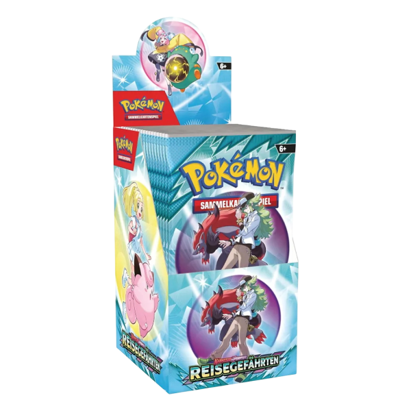 Pok&eacute;mon Reisegef&auml;hrten (KP09) Booster Display (18 Packs) &ndash; Deutsch