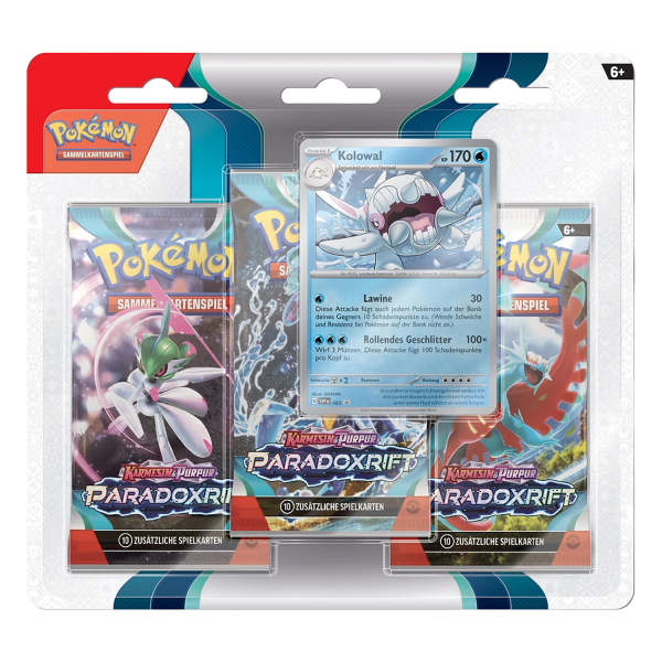 Pok&eacute;mon: Paradoxrift (KP04) Blister &ndash; 3er Kolowal &ndash; Deutsch