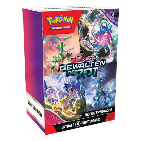 Pok&eacute;mon: Gewalten der Zeit (KP05) Booster Bundle (6 Packs) &ndash; DE &ndash; Deutsch