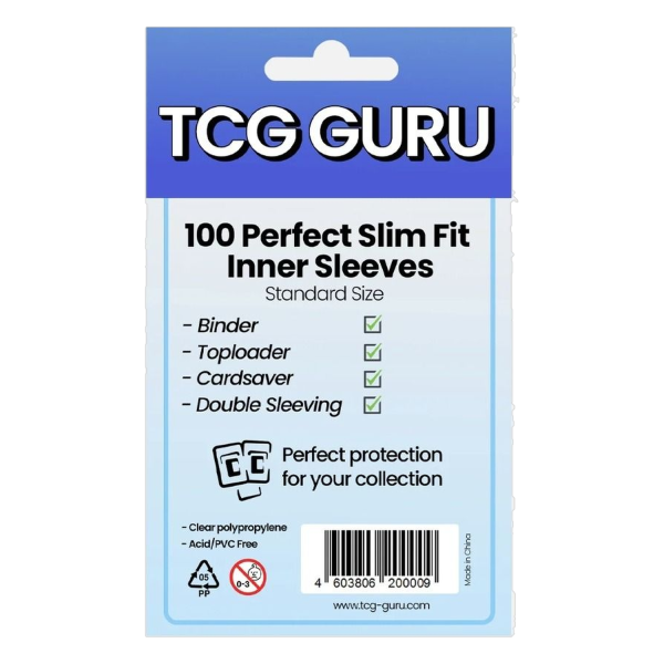 TCG Guru Standard Size Perfect Slim Inner &ndash; 100 St&uuml;ck