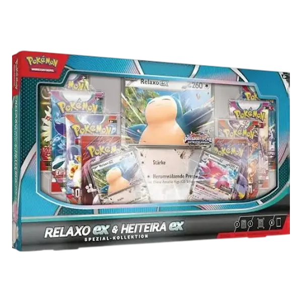Pok&eacute;mon Relaxo-ex & Heiteira-ex Spezial Kollektion &ndash; Deutsch