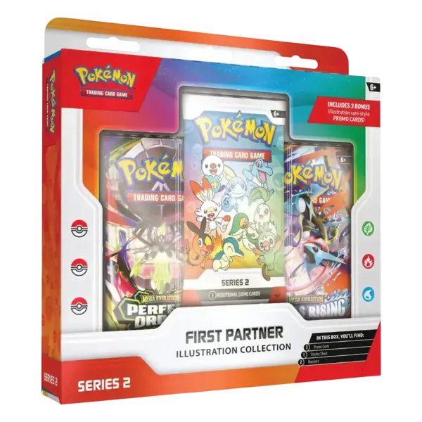 Pok&eacute;mon Erste Partner Illustration Collection &ndash; Serie 2 &ndash; Deutsch