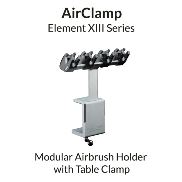 Gaahleri Element XIII Series AirClamp Airbrush-Halter mit Tischklemme
